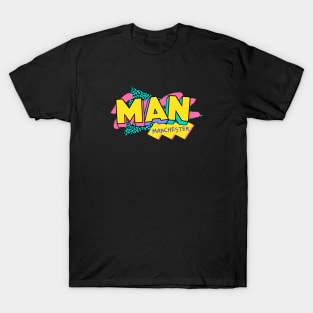 Manchester UK Retro 90s Logo T-Shirt